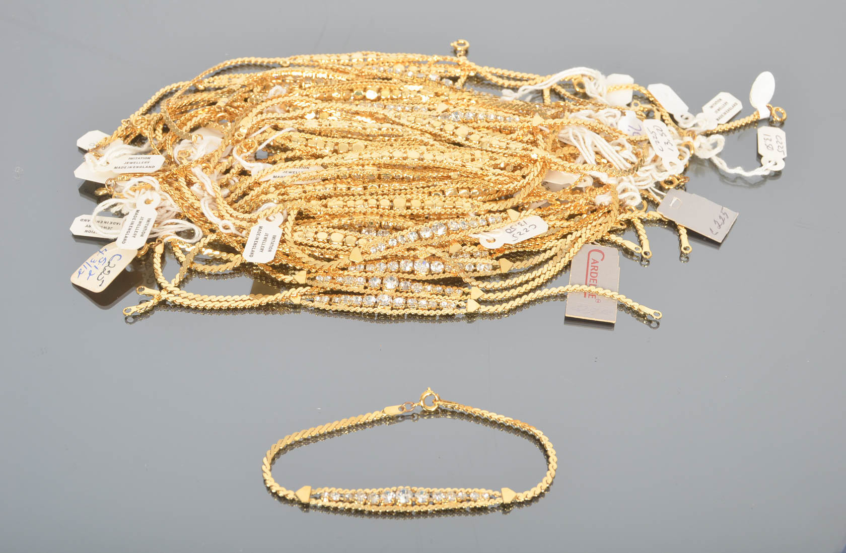 Wholesale Lot of Vintage Crystal Bracelets