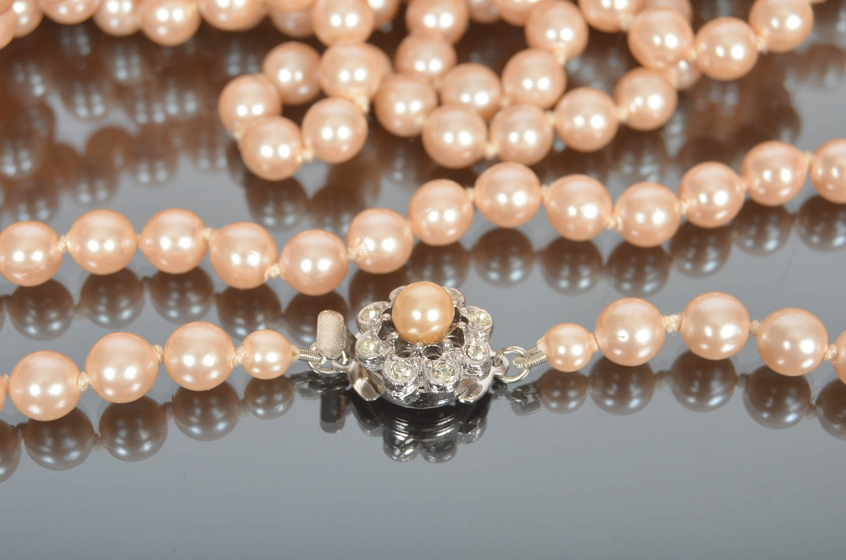 Generous Lot of Imperfect Long Faux Pearl Necklaces