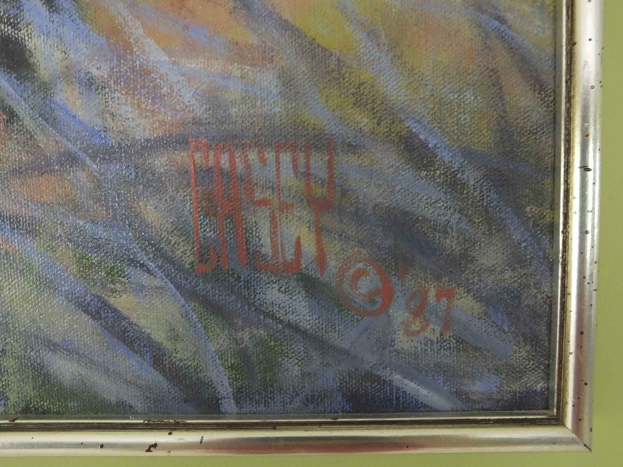 Original Oil On Canvas by Southwest Artist, Bonnie Casey