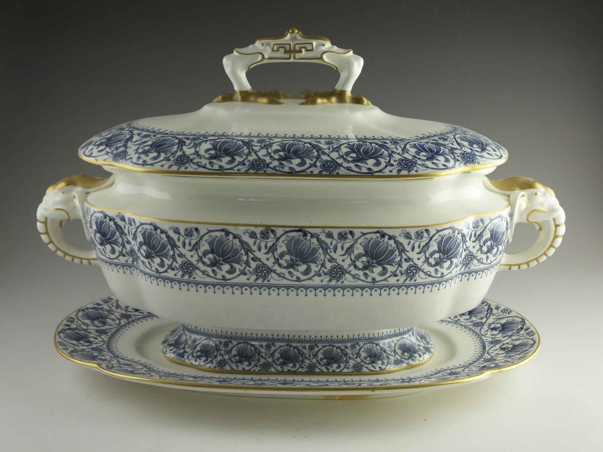 Antique Royal Worcester Soup Tureen