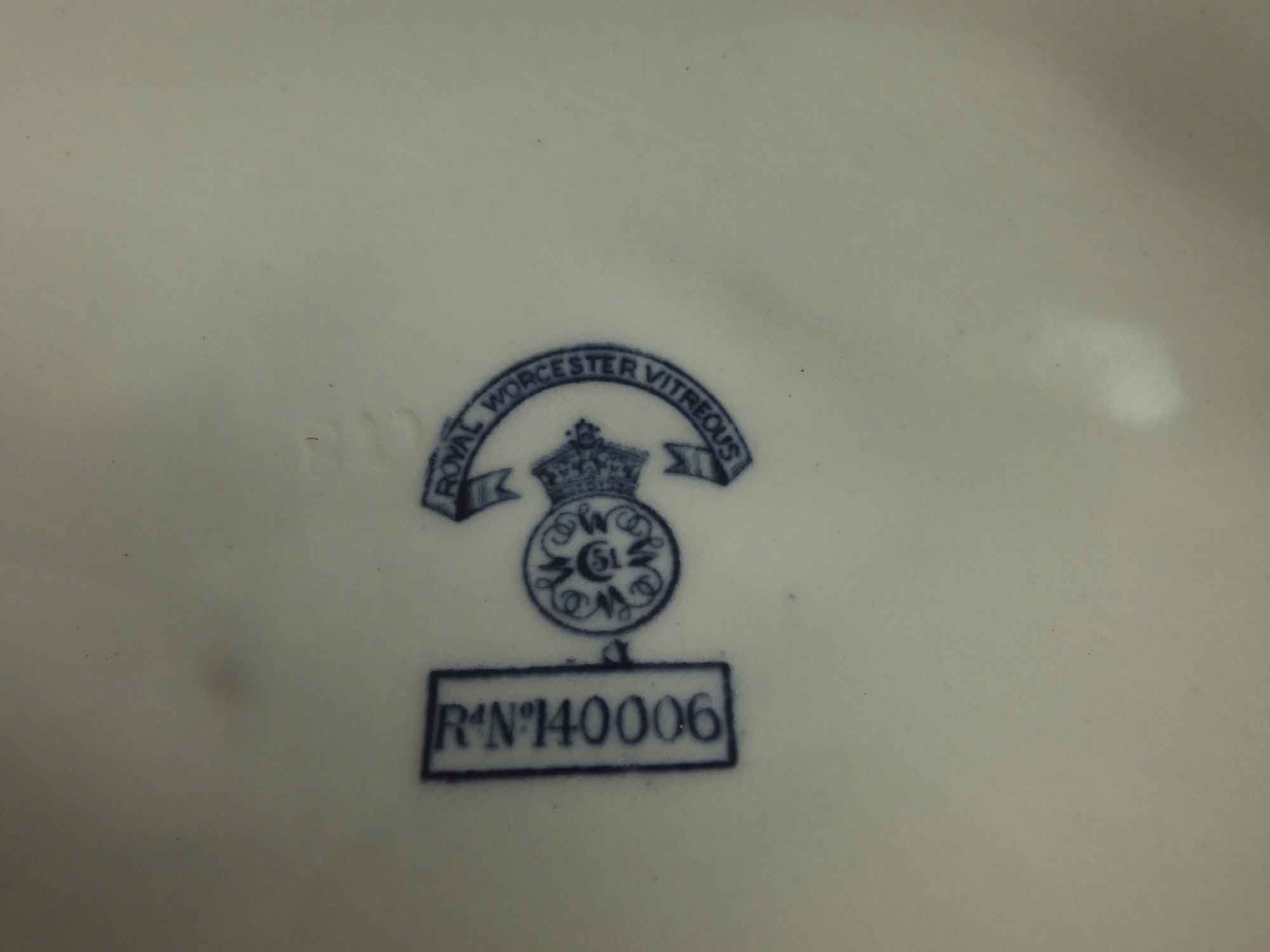 Antique Royal Worcester Soup Tureen