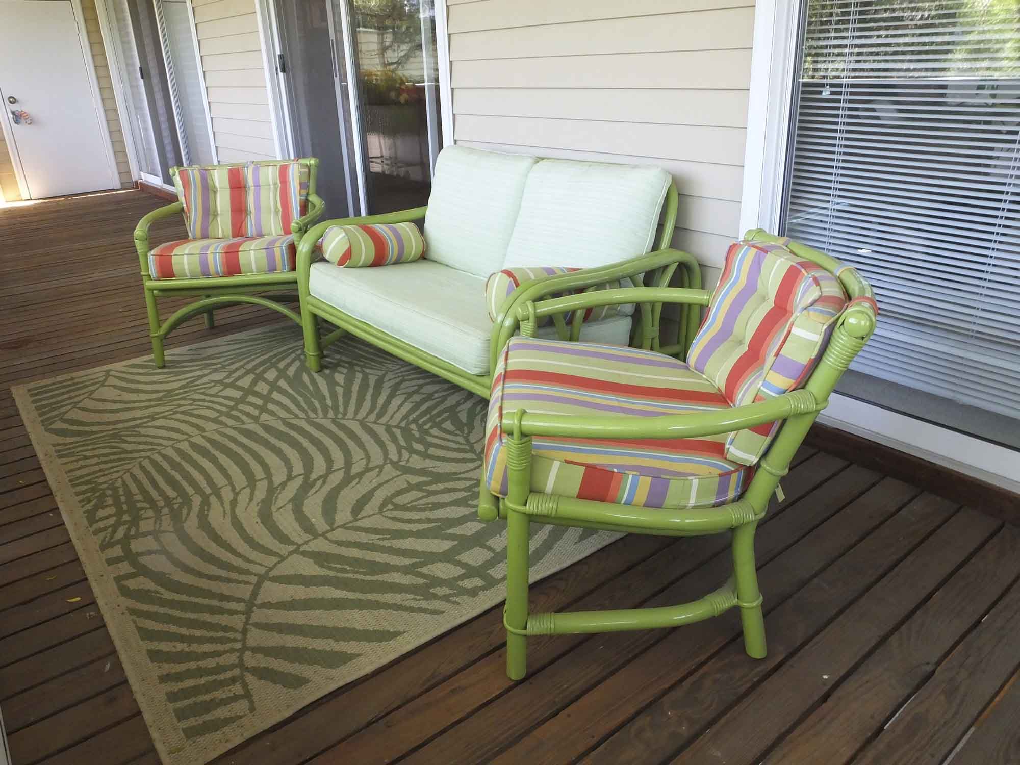 Vintage Ficks Reed Rattan Furniture Set