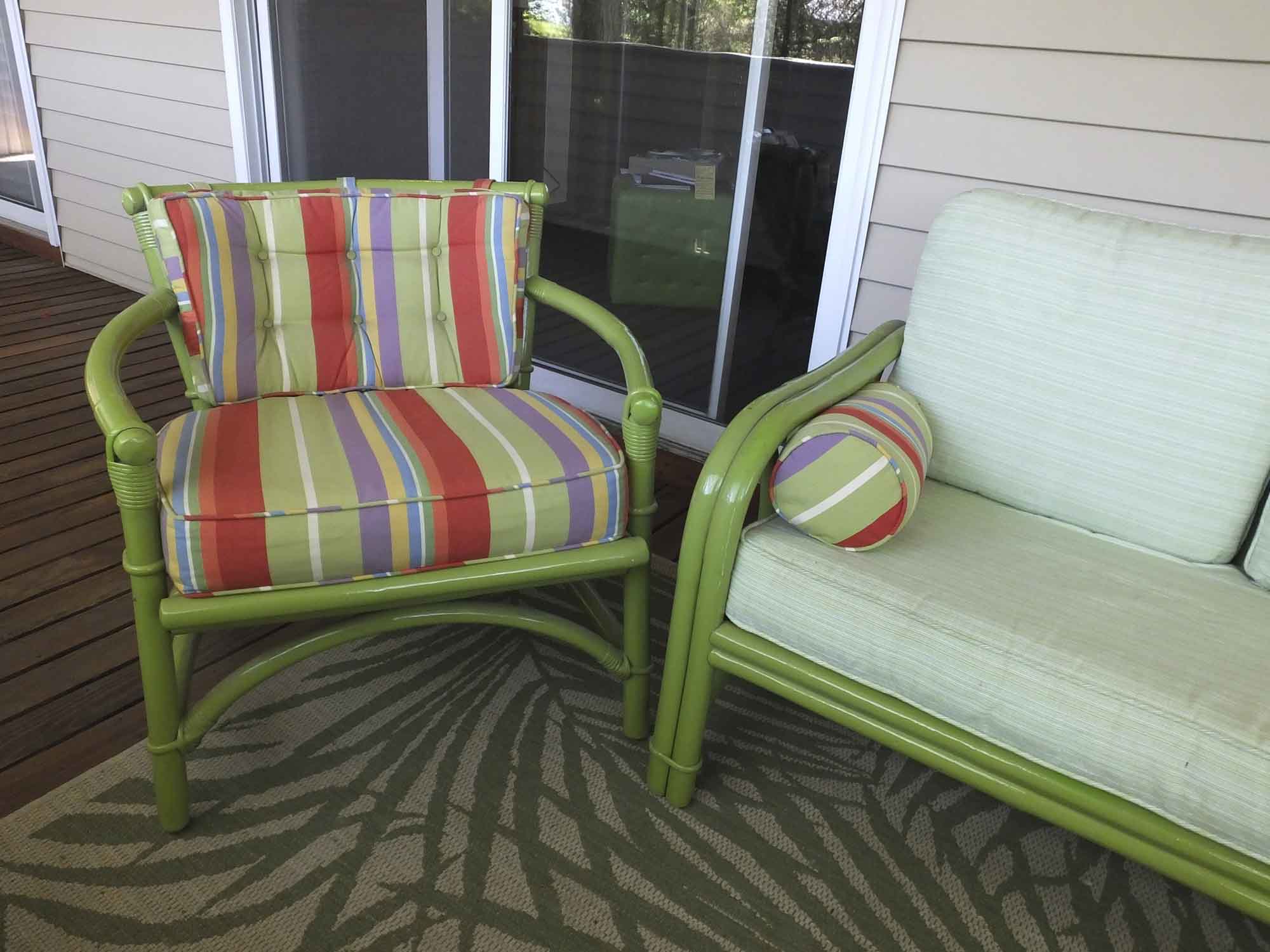 Vintage Ficks Reed Rattan Furniture Set