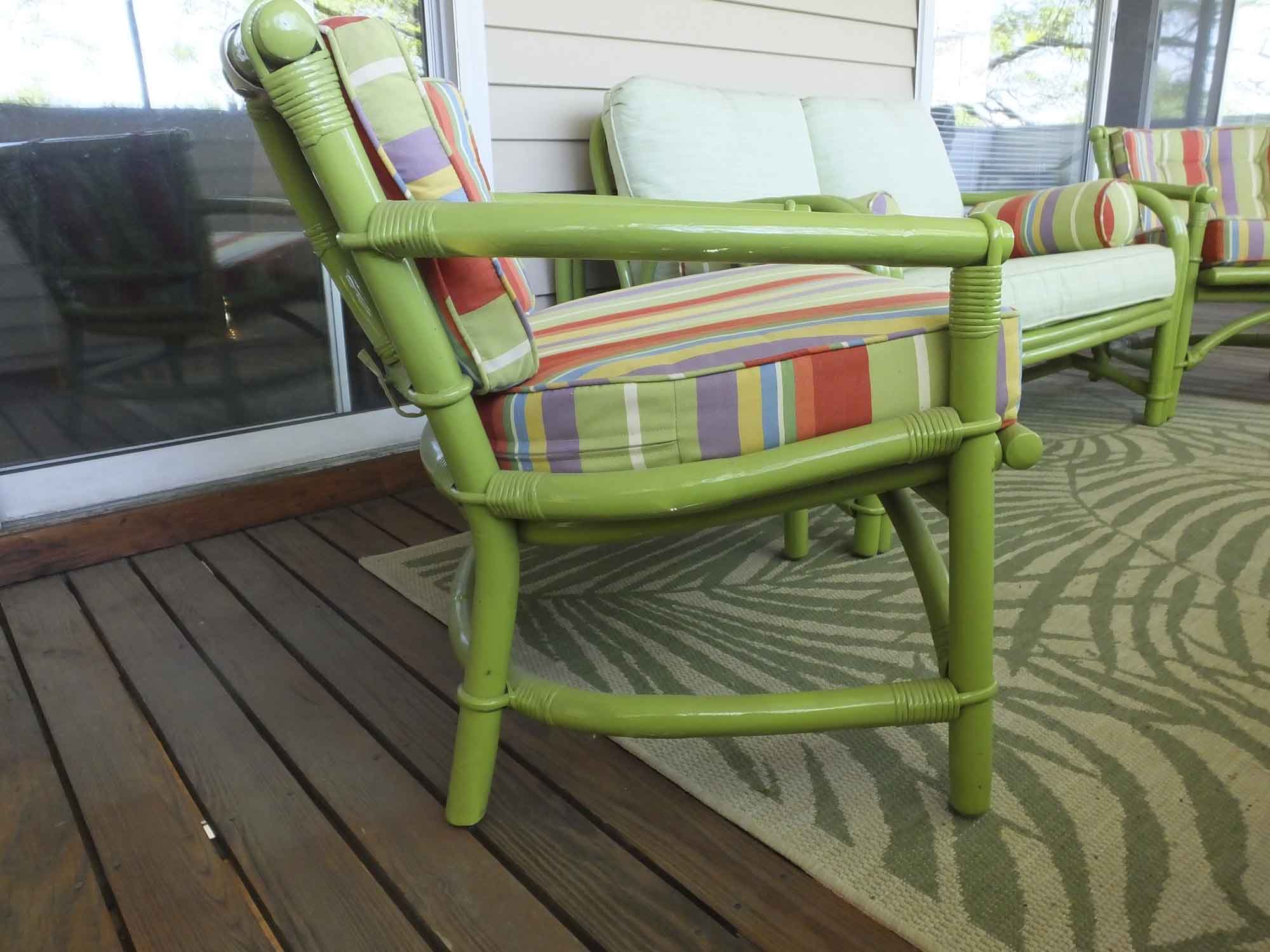 Vintage Ficks Reed Rattan Furniture Set