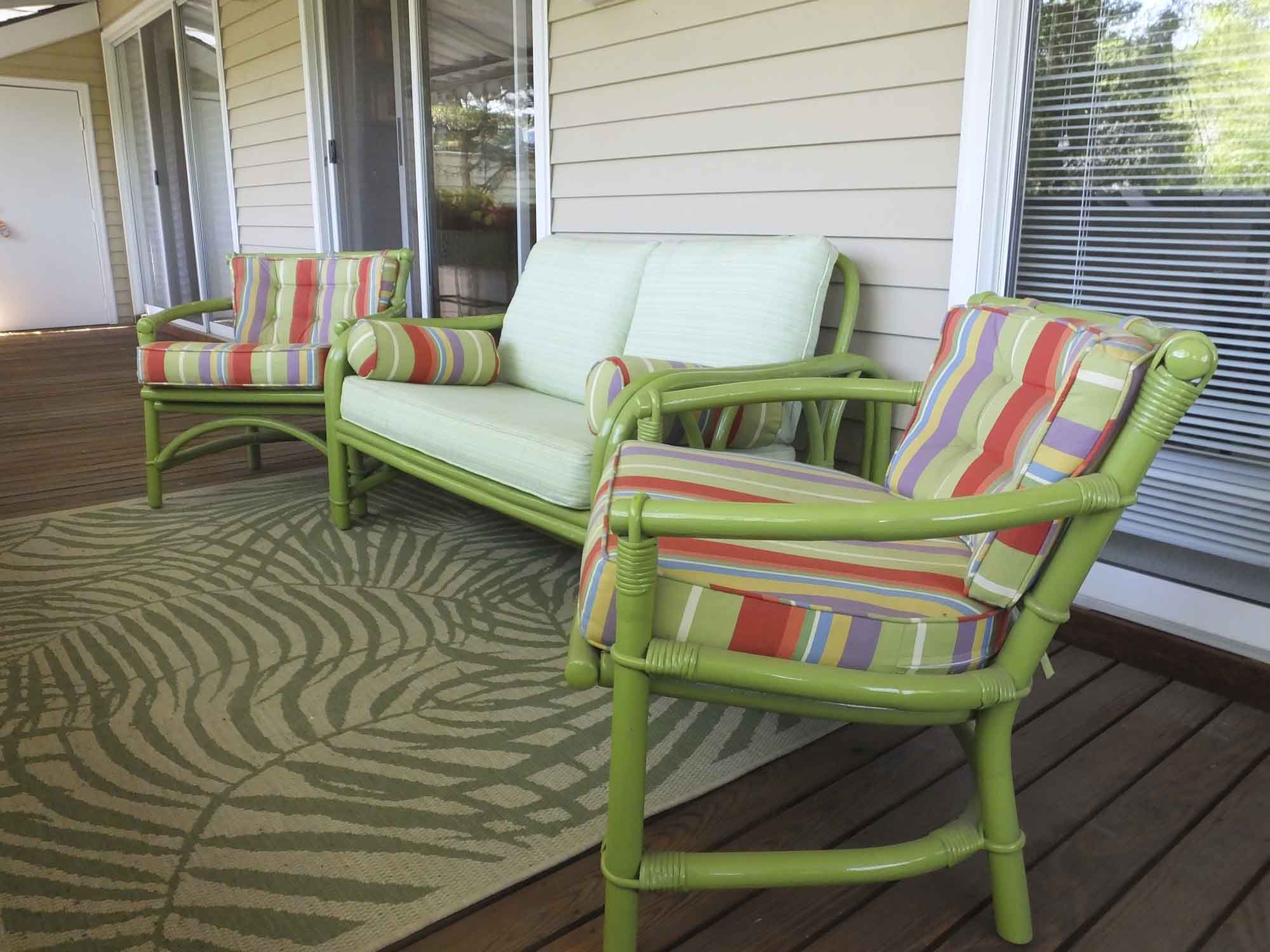 Vintage Ficks Reed Rattan Furniture Set