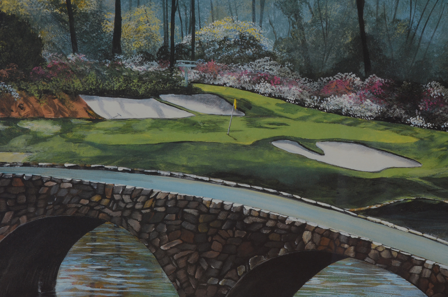 Jason Denaro Oil on Canvas "#12 Augusta National"