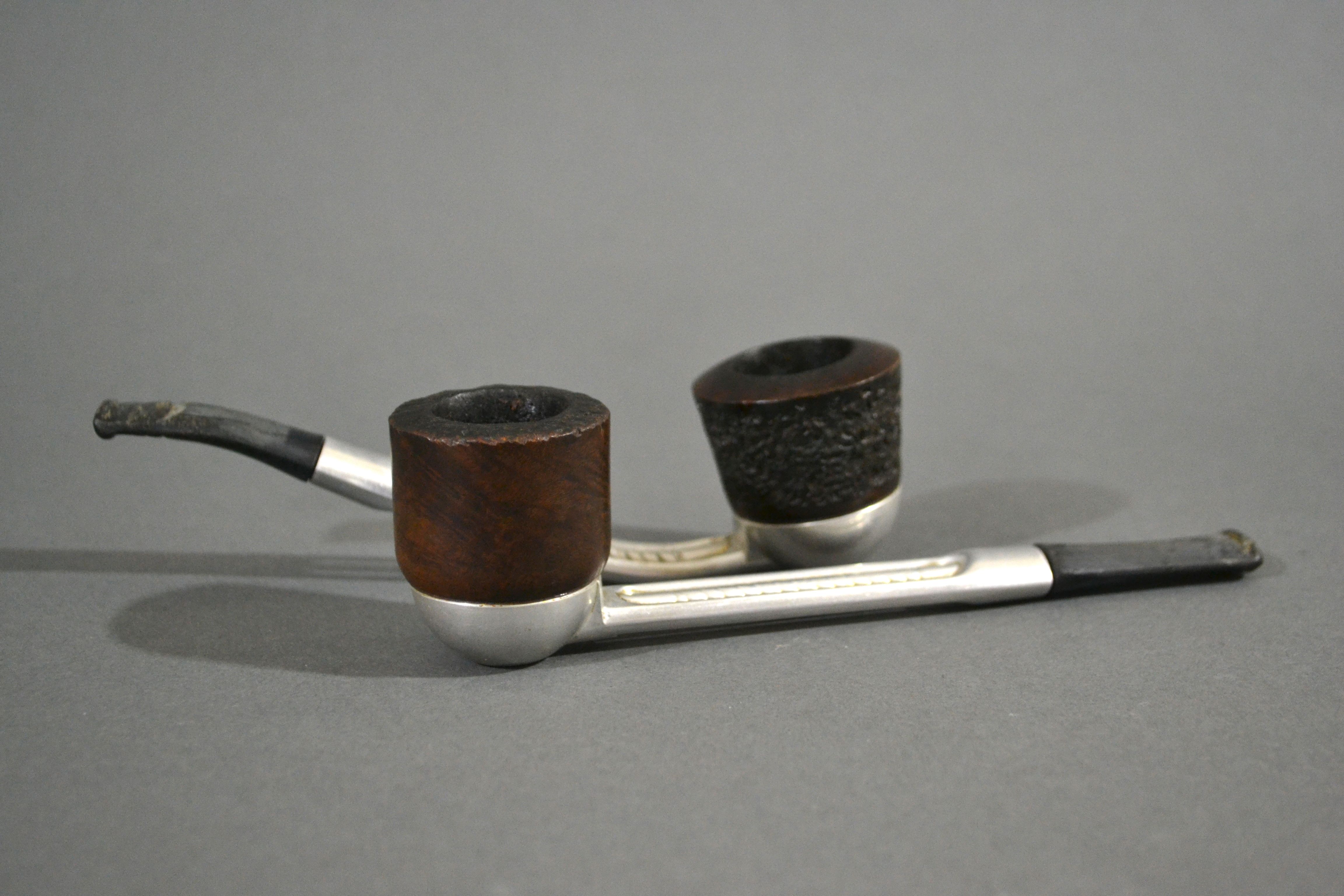 Pair of Aluminum Falcon Pipes