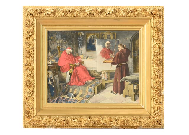 Framed Art Print - "The Cardinal's Portrait"