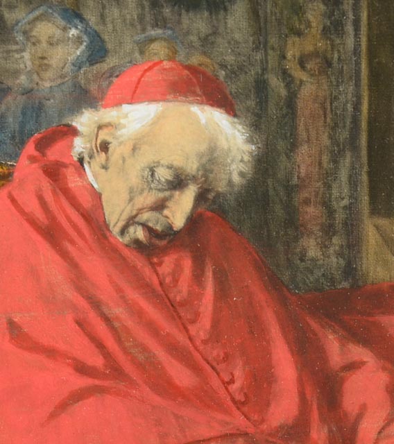 Framed Art Print - "The Cardinal's Portrait"