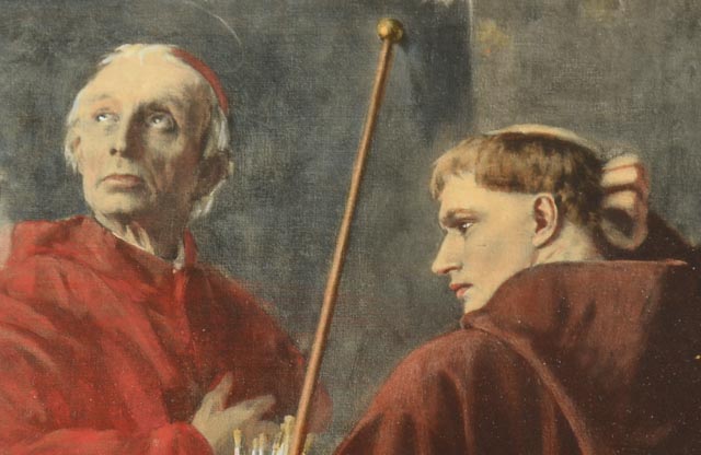 Framed Art Print - "The Cardinal's Portrait"