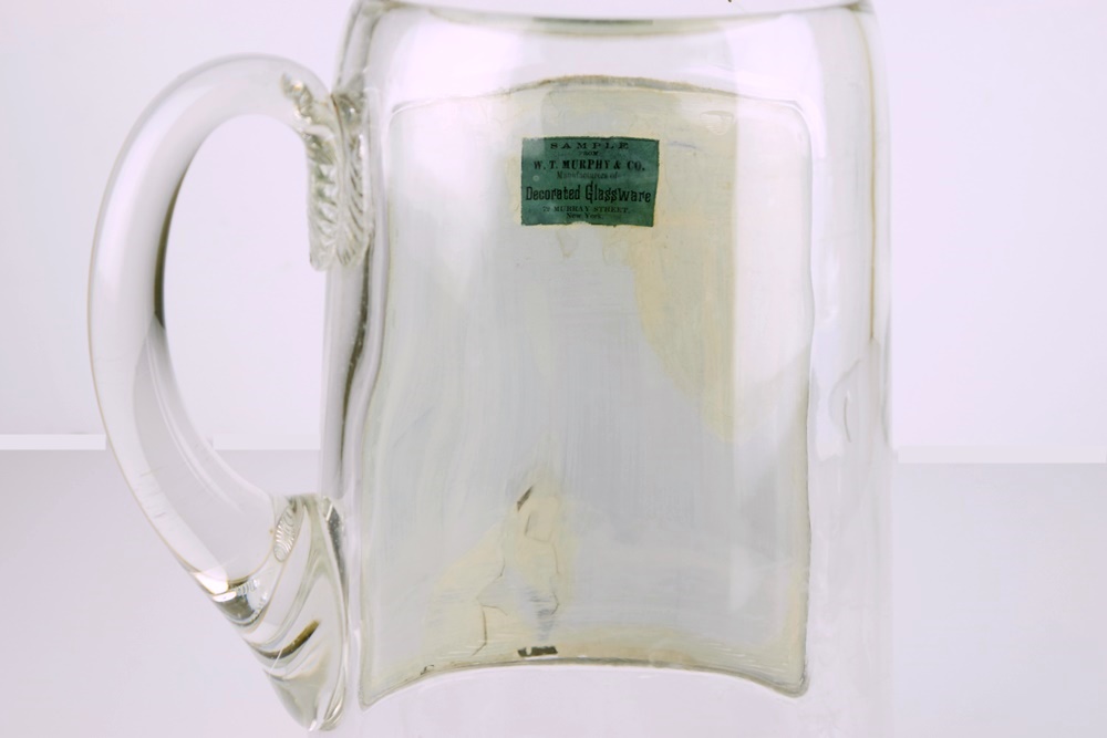 Pre-Prohibition Christian Moerlein Salesman's Sample Glass Mug