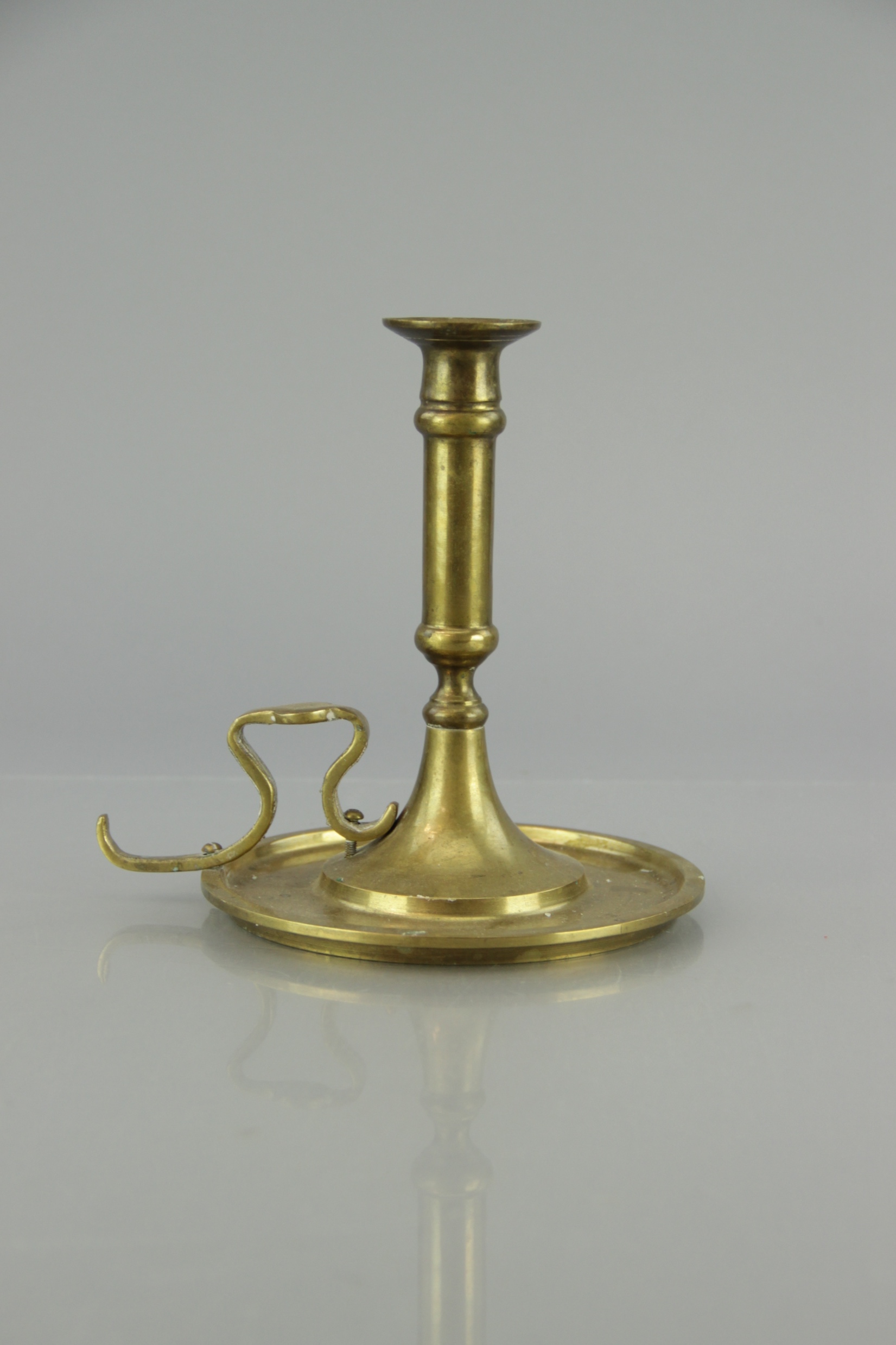 Five Brass Candlestick Holders