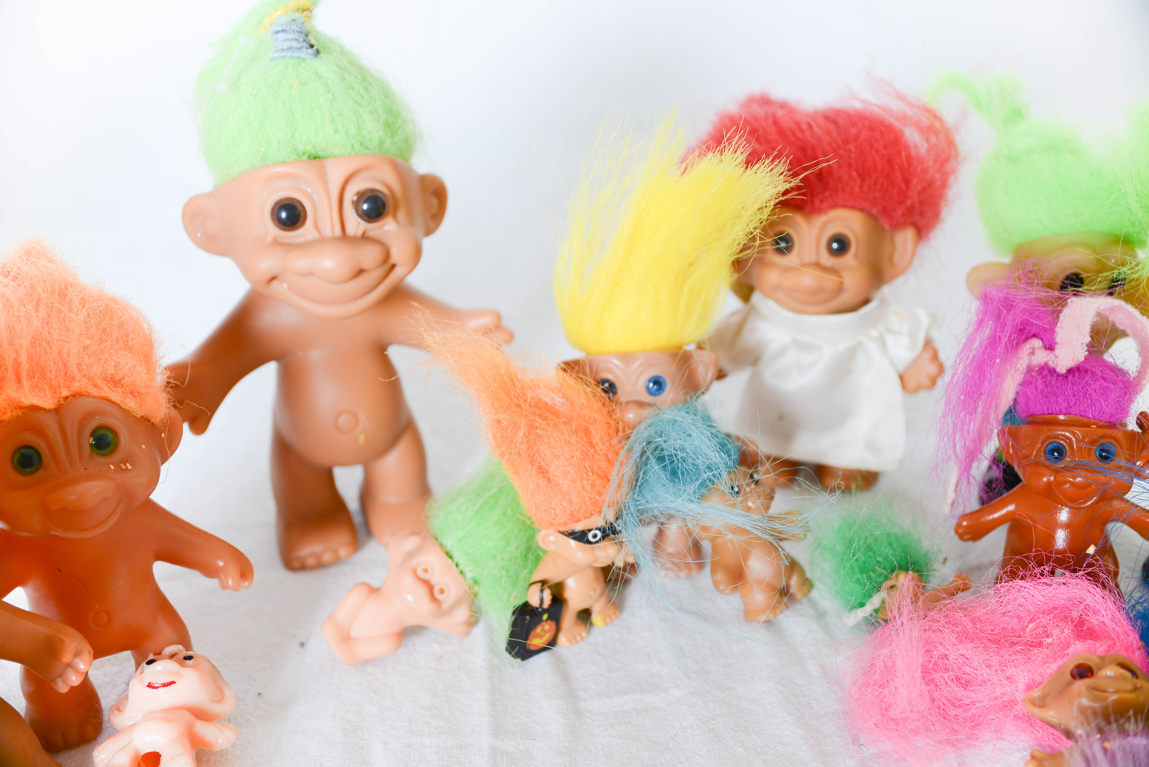 A Vintage Troll Doll Collection