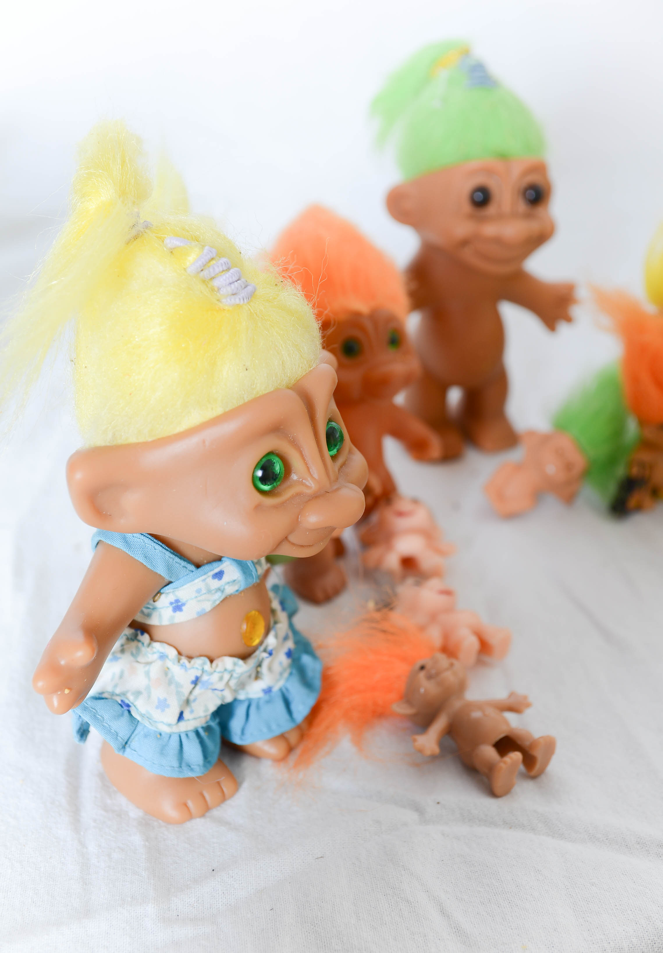 A Vintage Troll Doll Collection