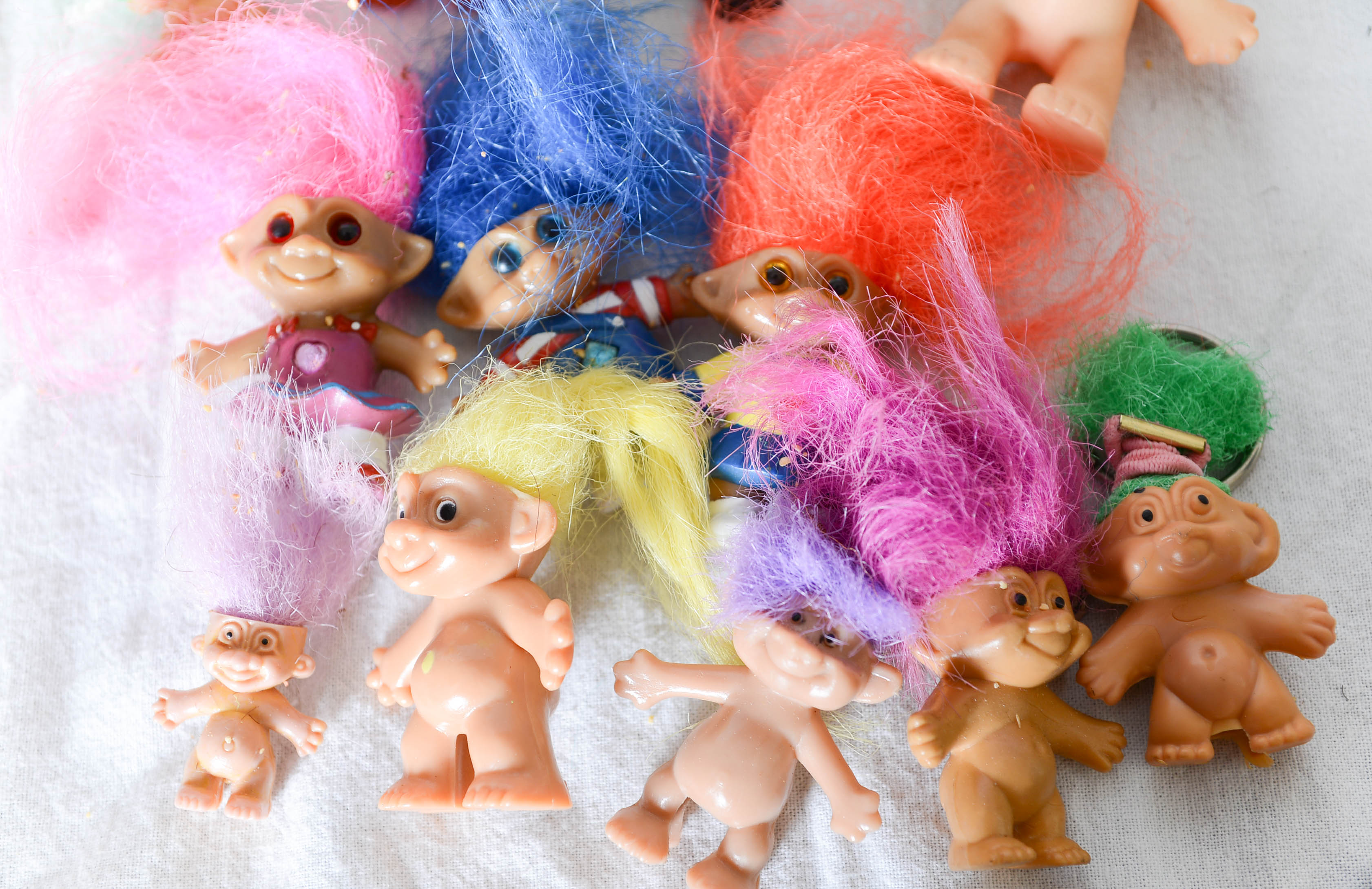 A Vintage Troll Doll Collection