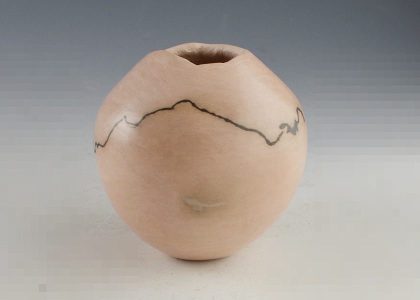 Horse Hair Vase by Native American Pueblo Artist Tony Mirabal
