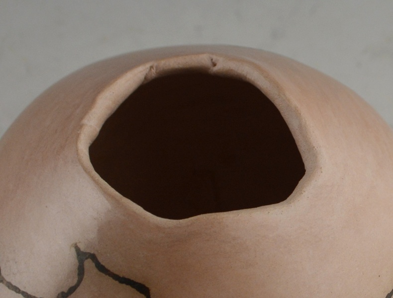 Horse Hair Vase by Native American Pueblo Artist Tony Mirabal