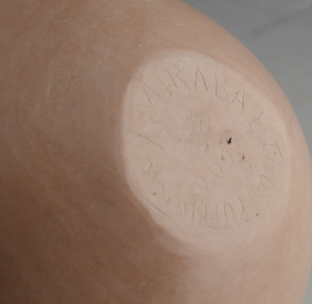 Horse Hair Vase by Native American Pueblo Artist Tony Mirabal