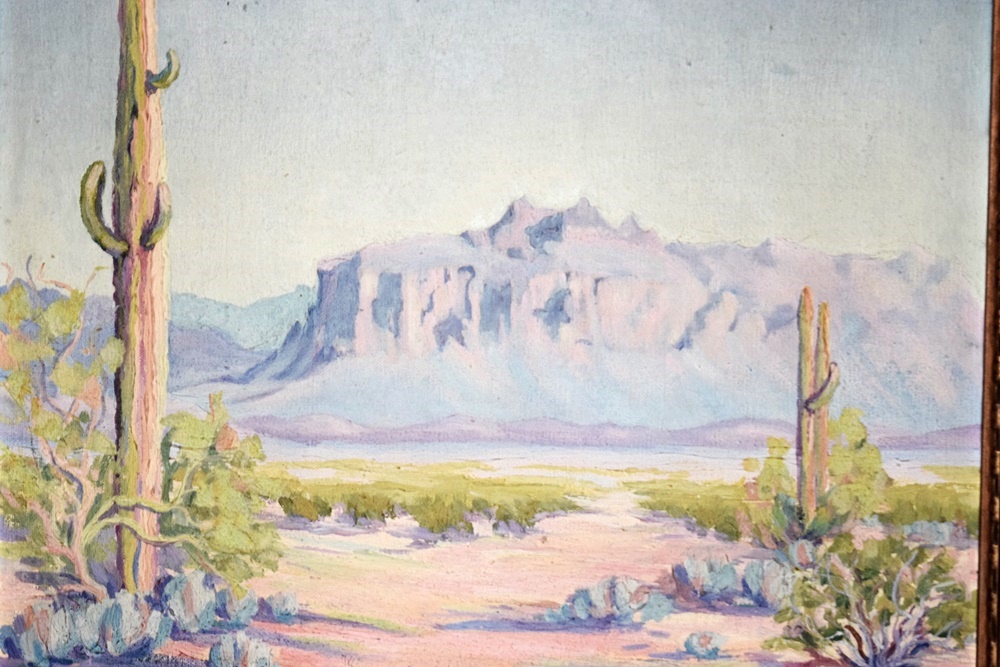 Original Circa 1910 Oil Painting by Orra L. Beane