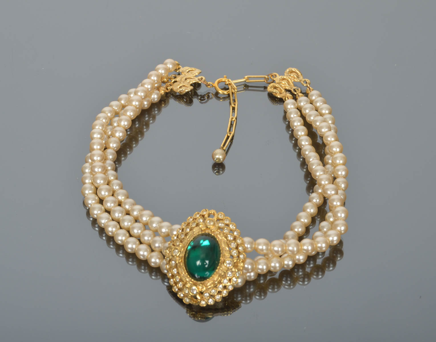 Collection of Vintage Faux Pearl Necklaces and Bracelets