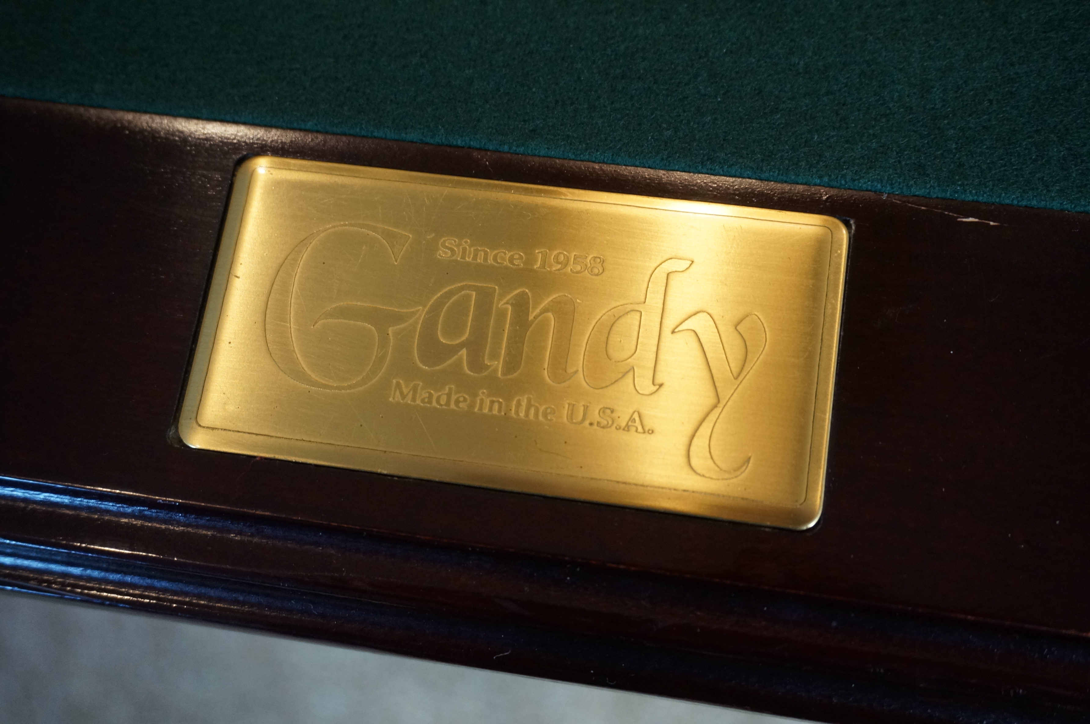 Gandy Pool Table and Accessories