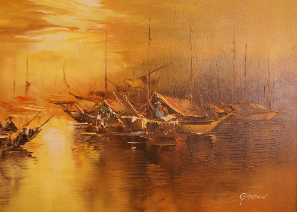 Gaston Oil On Canvas Painting