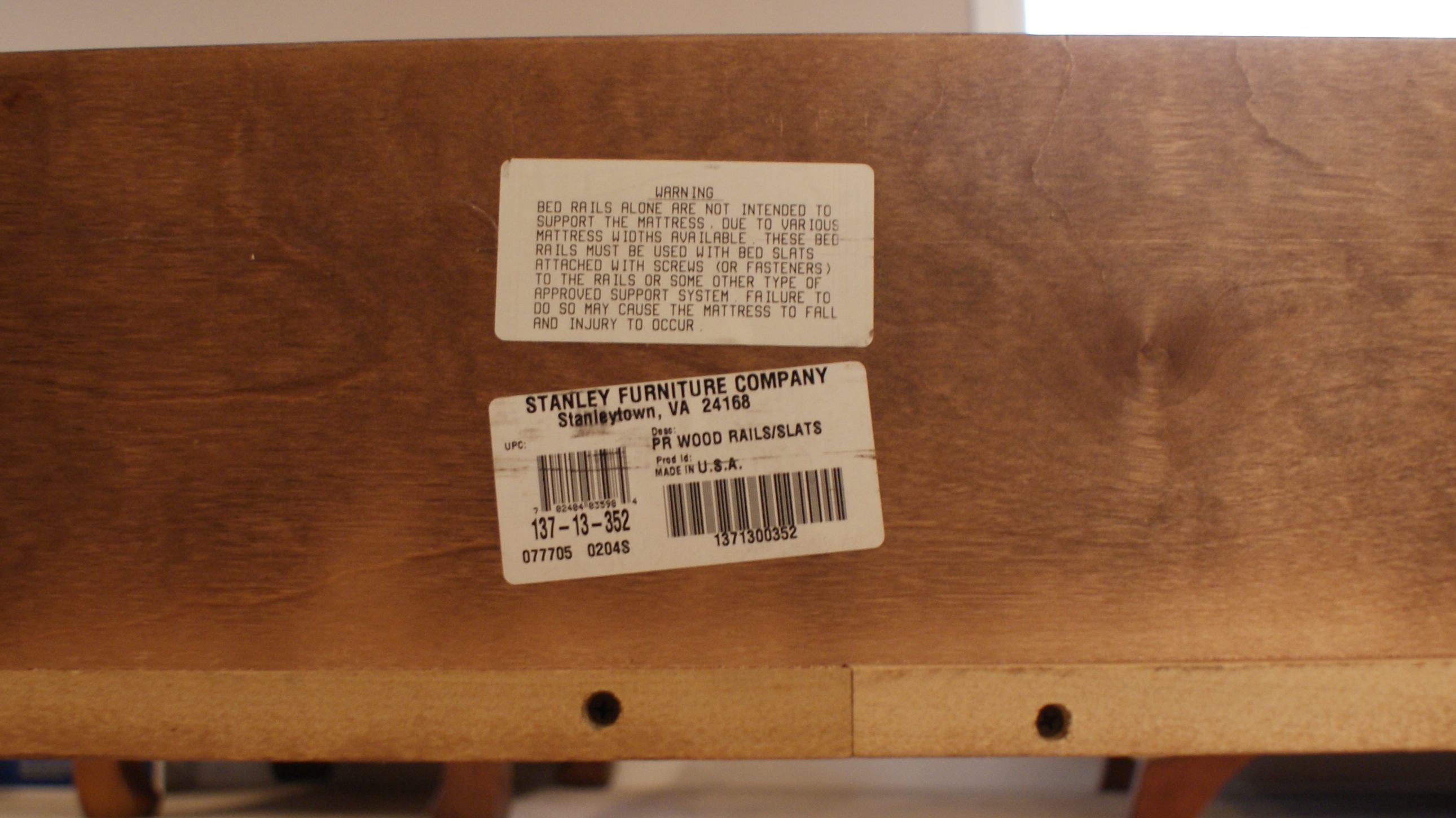 Solid Cherry Stanley Sleigh Bed