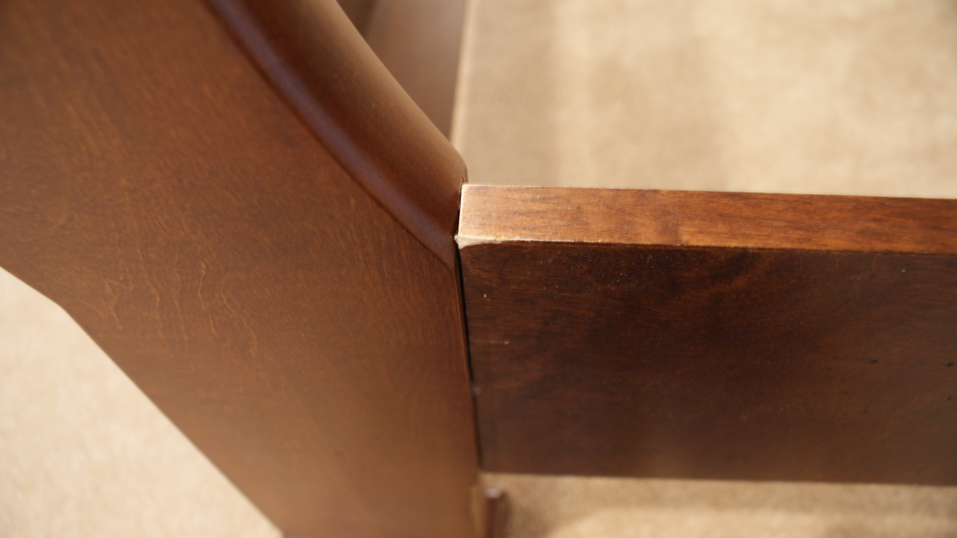 Solid Cherry Stanley Sleigh Bed