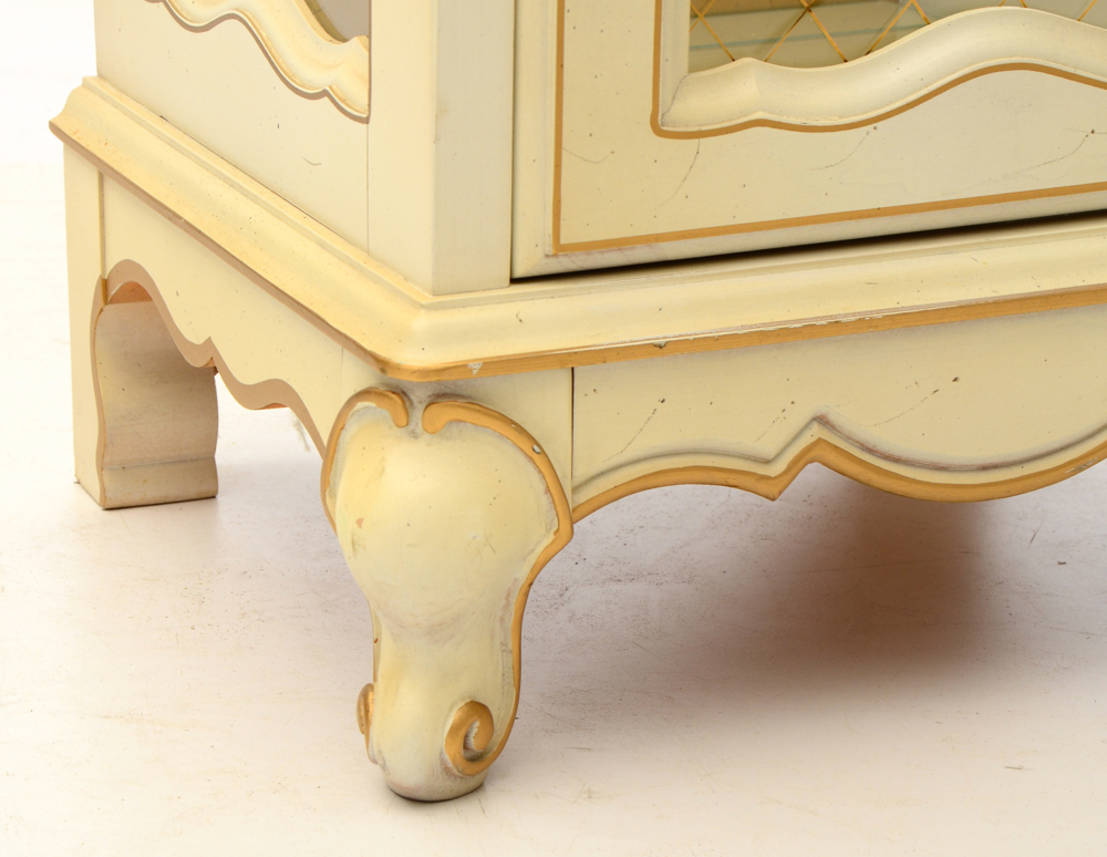 Pair of French Provincial Display Cabinets