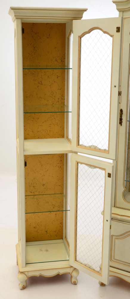 Pair of French Provincial Display Cabinets