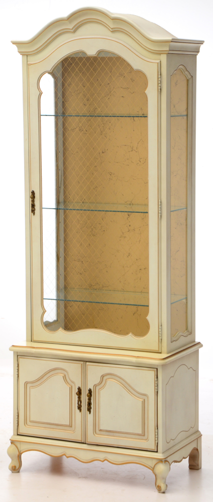 Pair of French Provincial Display Cabinets