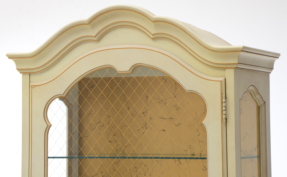 Pair of French Provincial Display Cabinets