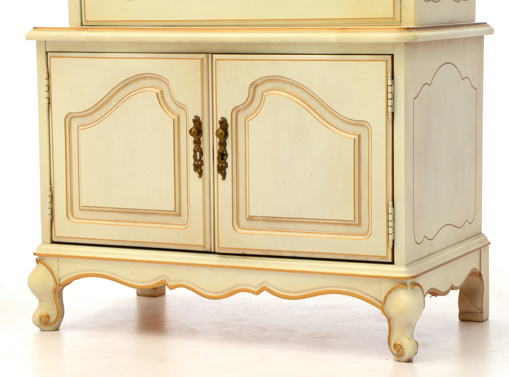 Pair of French Provincial Display Cabinets