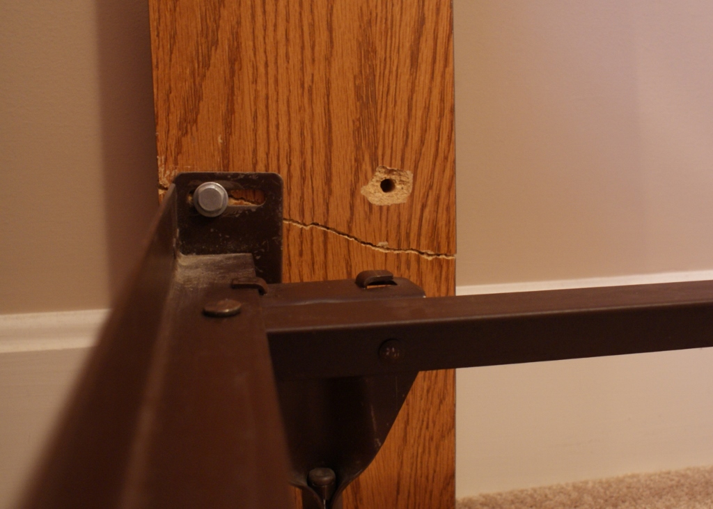 King Size Vintage Solid Oak Bed