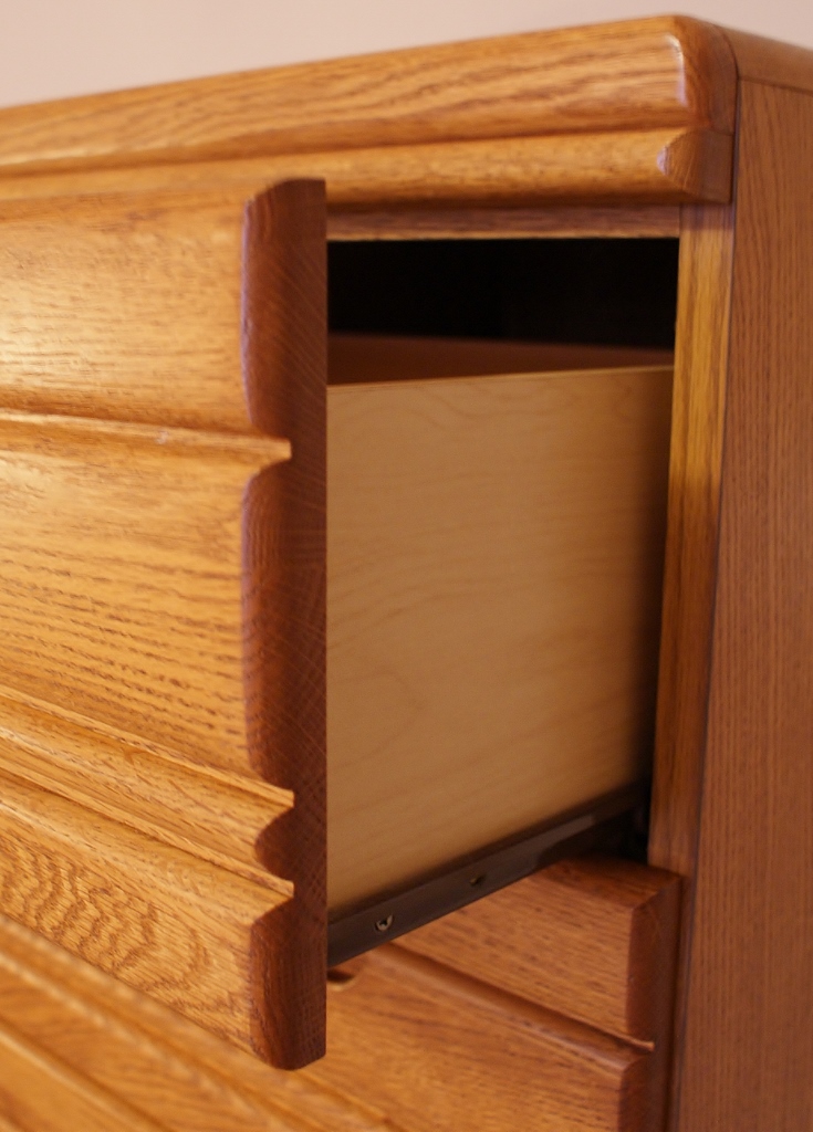 Vintage Solid Oak Armoire