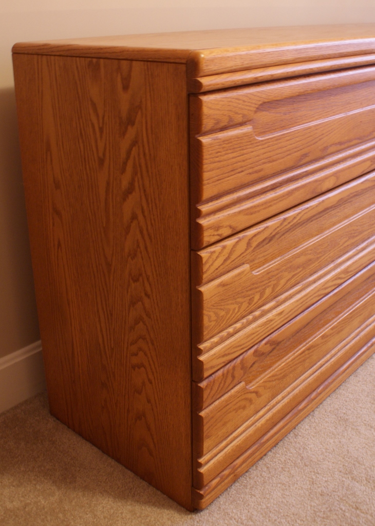 Vintage Solid Oak Dresser
