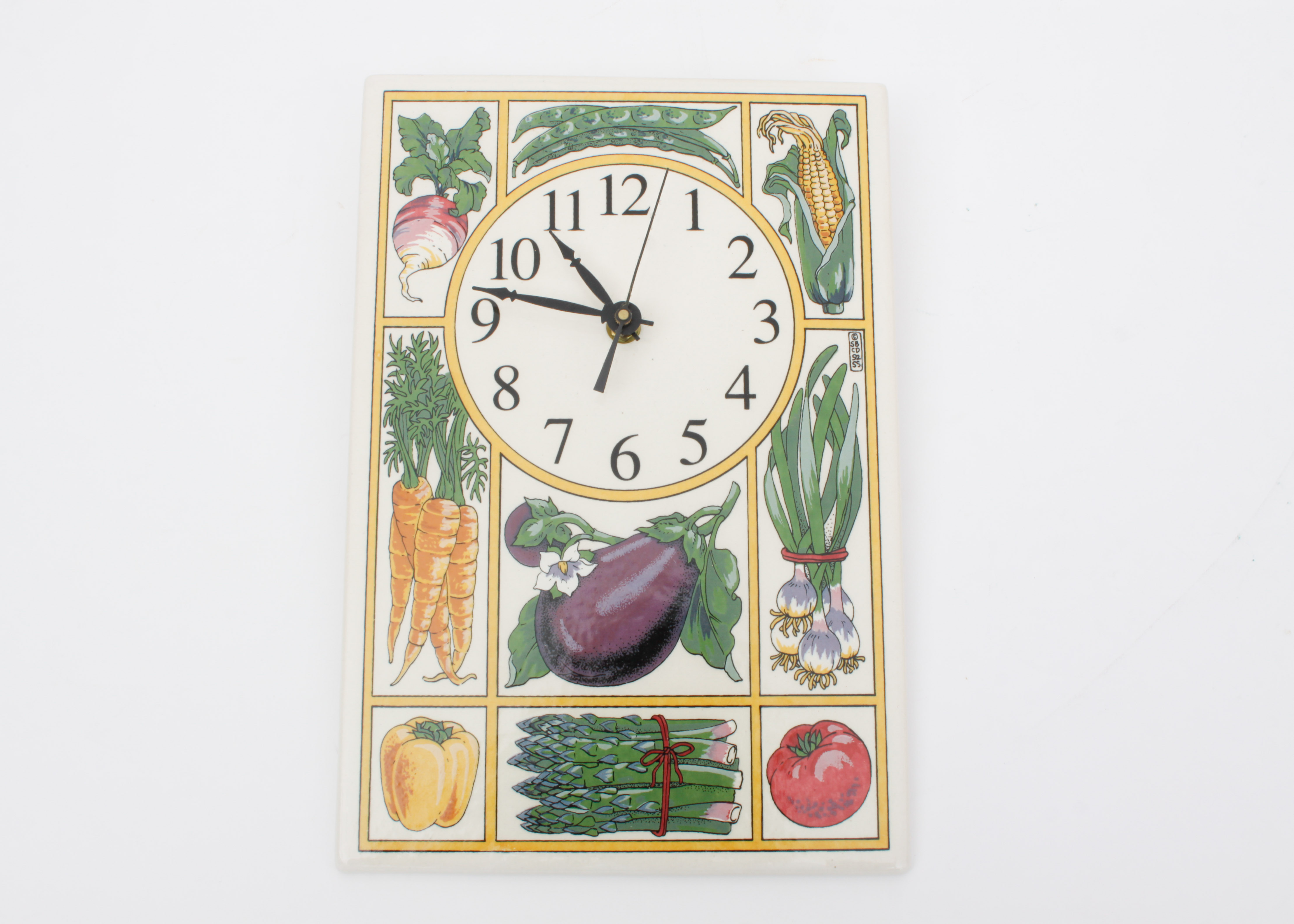 Santa Barbara Ceramic Design Wall Clock