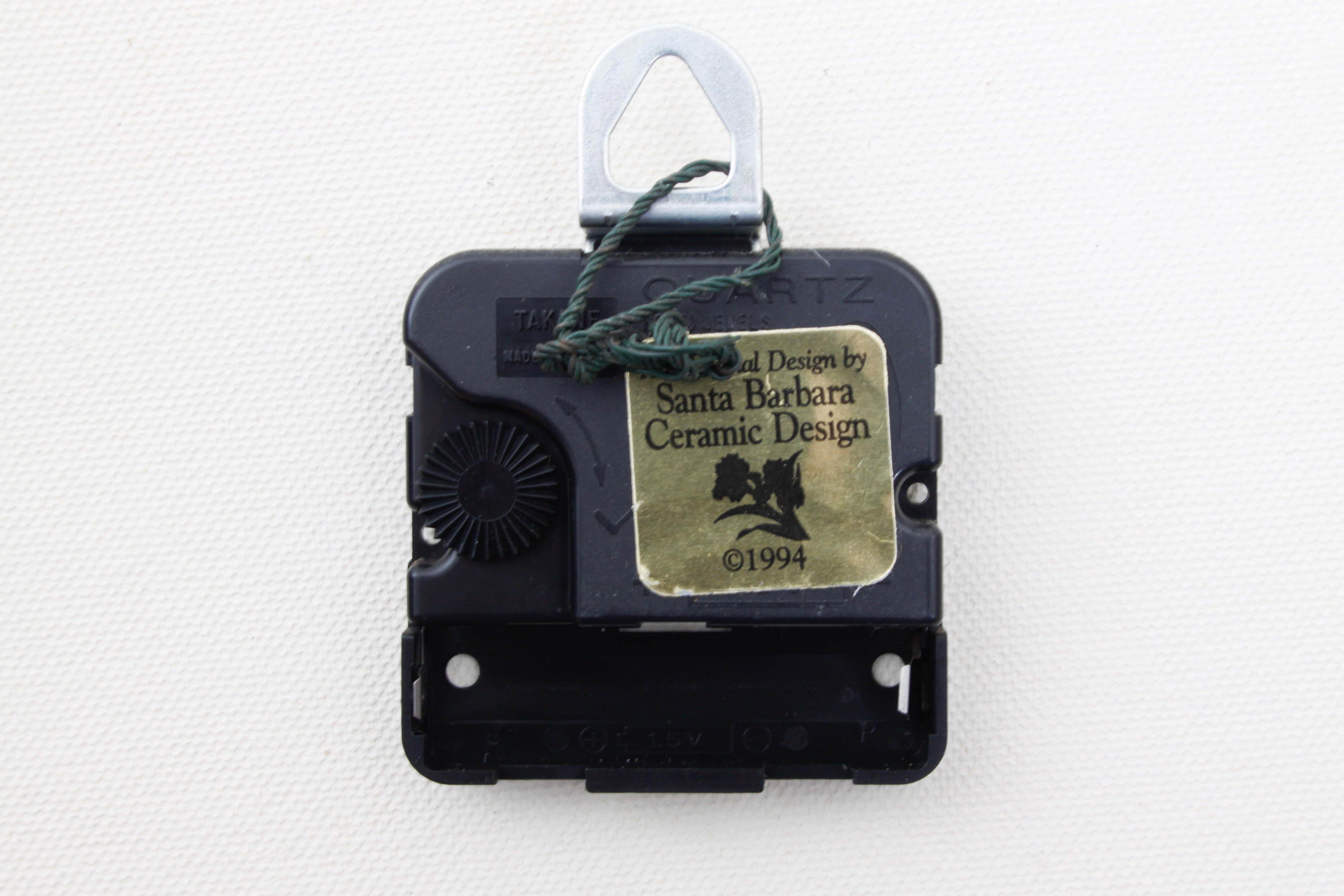 Santa Barbara Ceramic Design Wall Clock