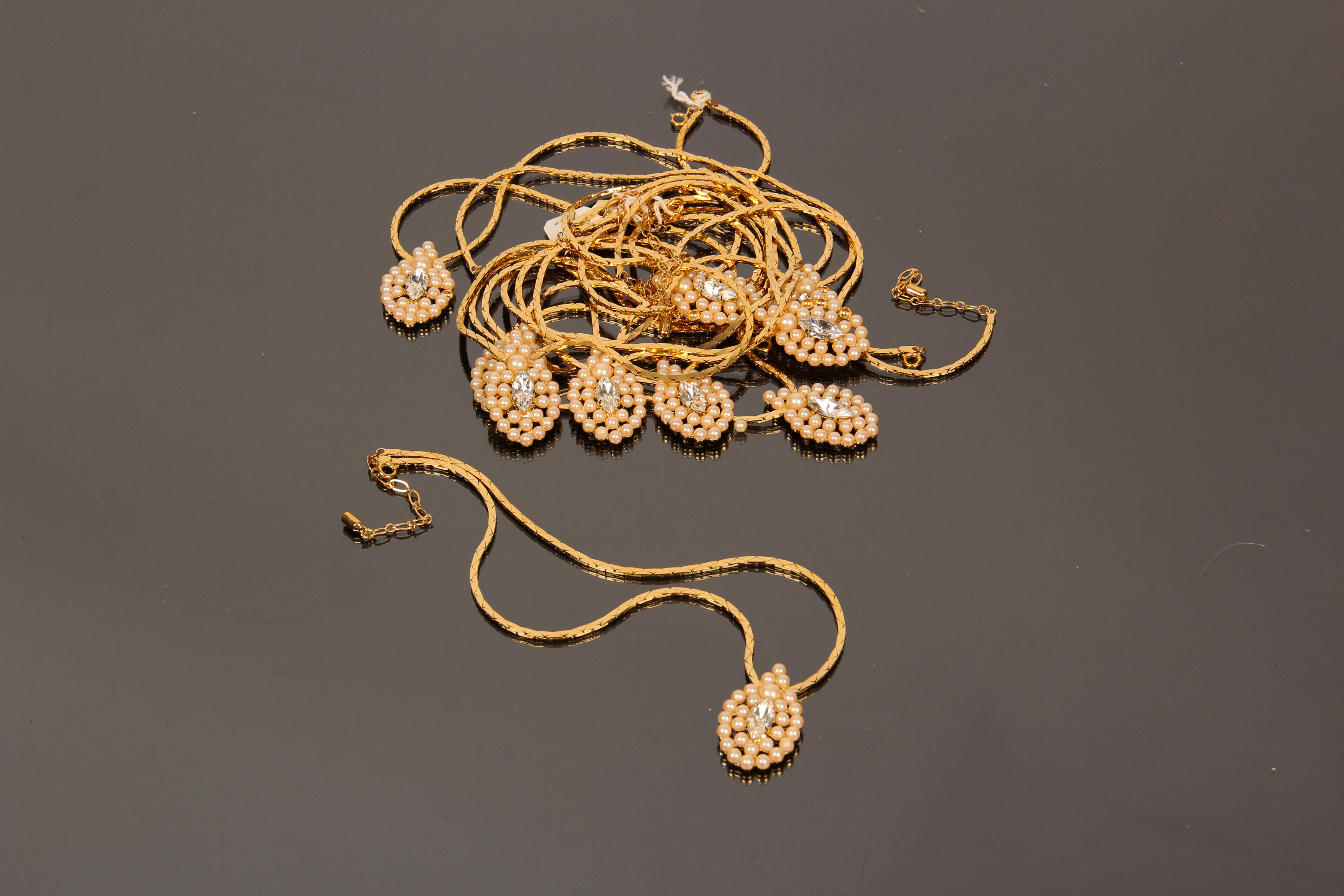 Wedding Set of Vintage Fashion Necklaces