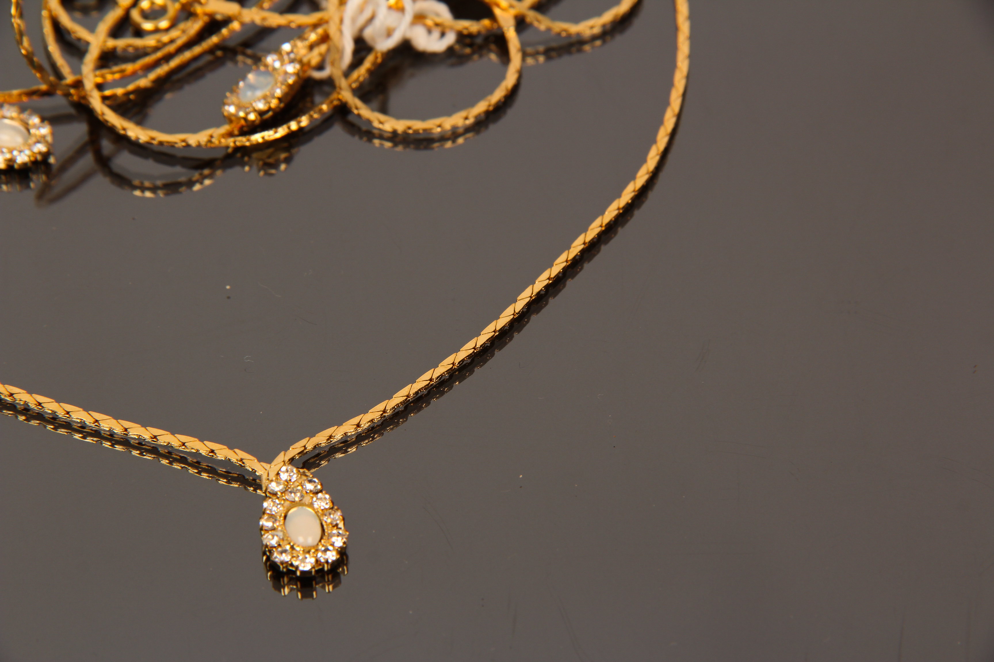 Wedding Set of Vintage Fashion Necklaces