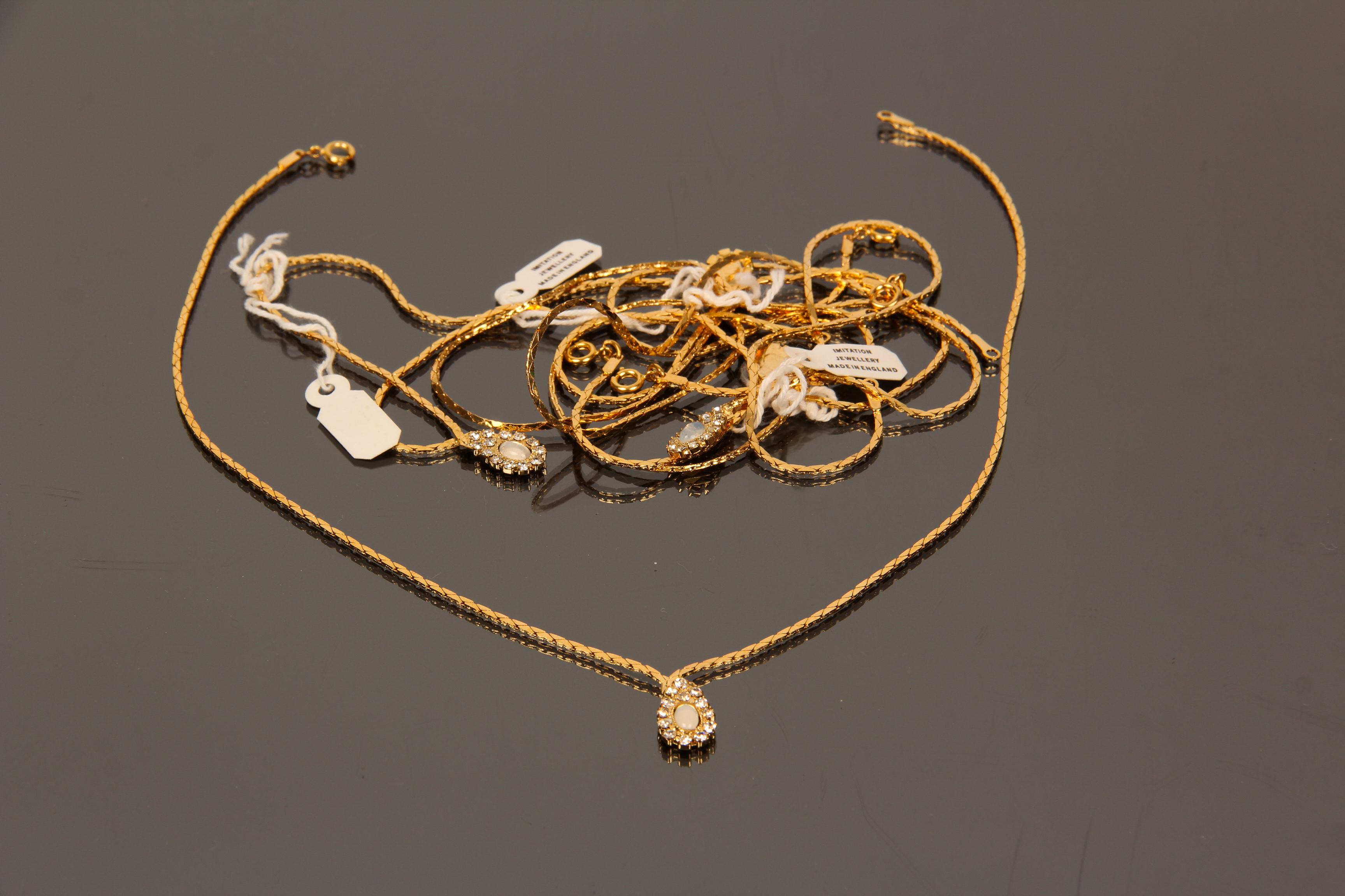 Wedding Set of Vintage Fashion Necklaces