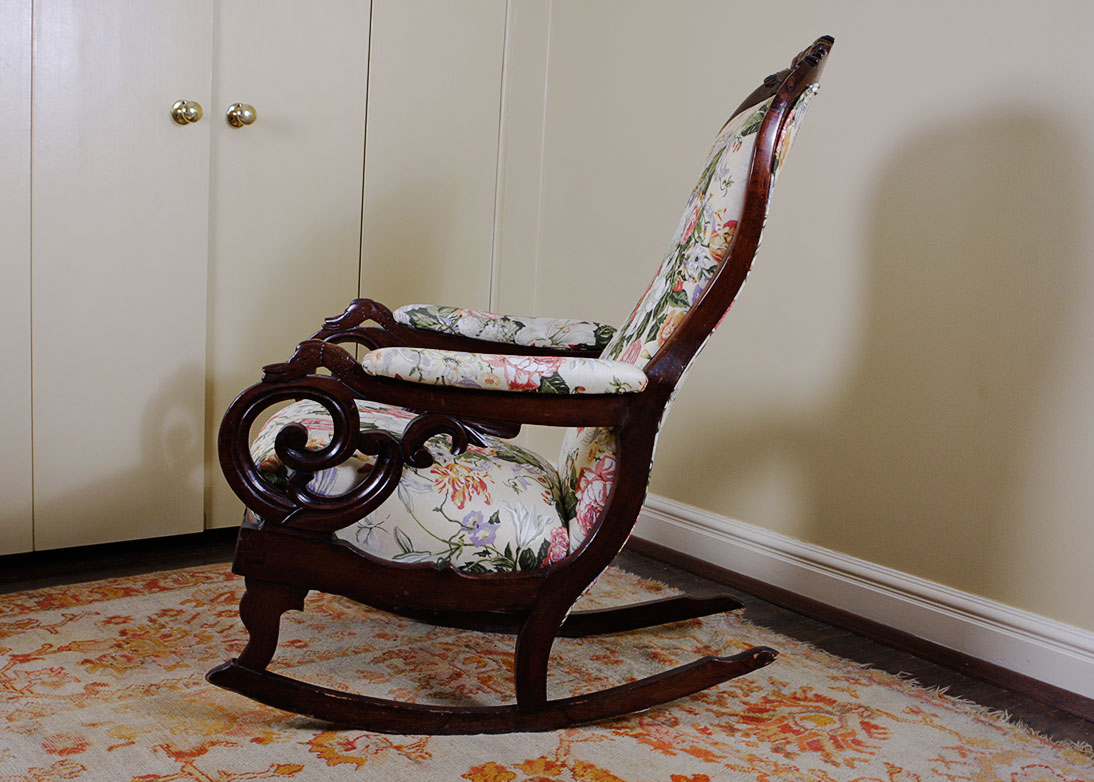 Antique Mahogany Rocking Chair