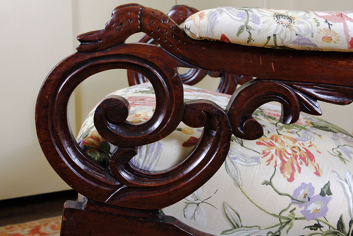 Antique Mahogany Rocking Chair