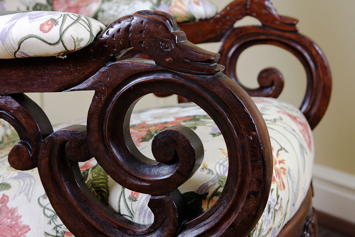 Antique Mahogany Rocking Chair