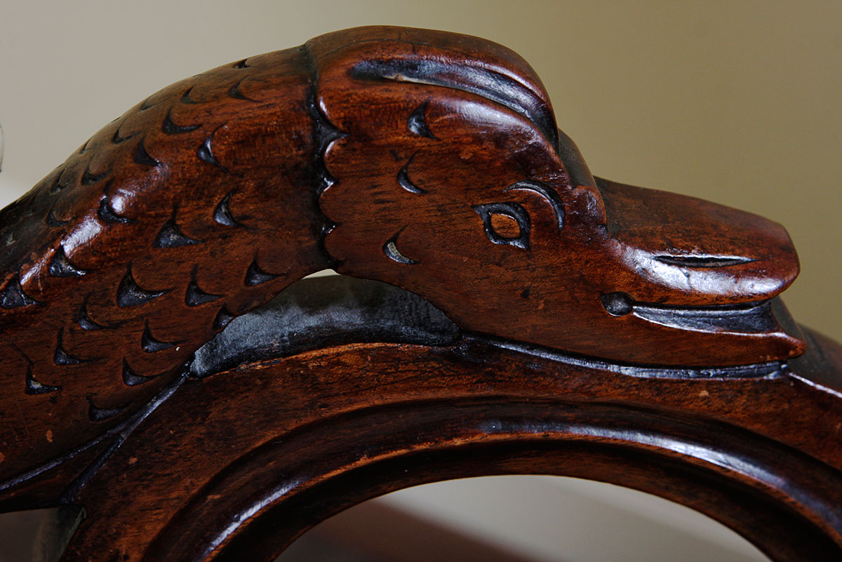 Antique Mahogany Rocking Chair