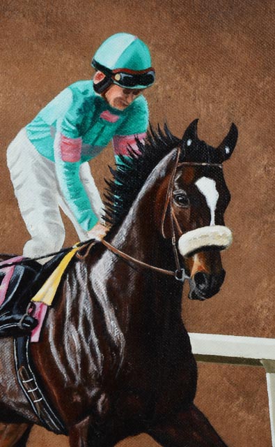 "Zenyatta" Original Oil Painting by Ron Lightner