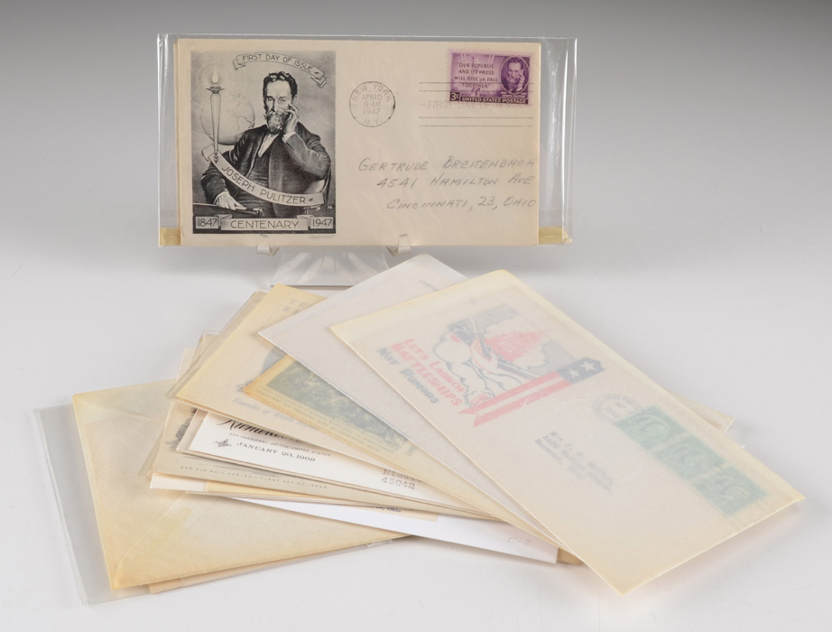 Twenty Vintage First Day Covers and Cancelled Envelopes