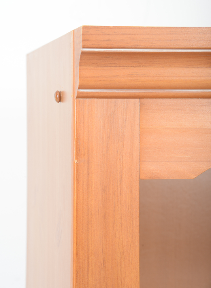 Broyhill Pine Media Cabinet and Bookshelf