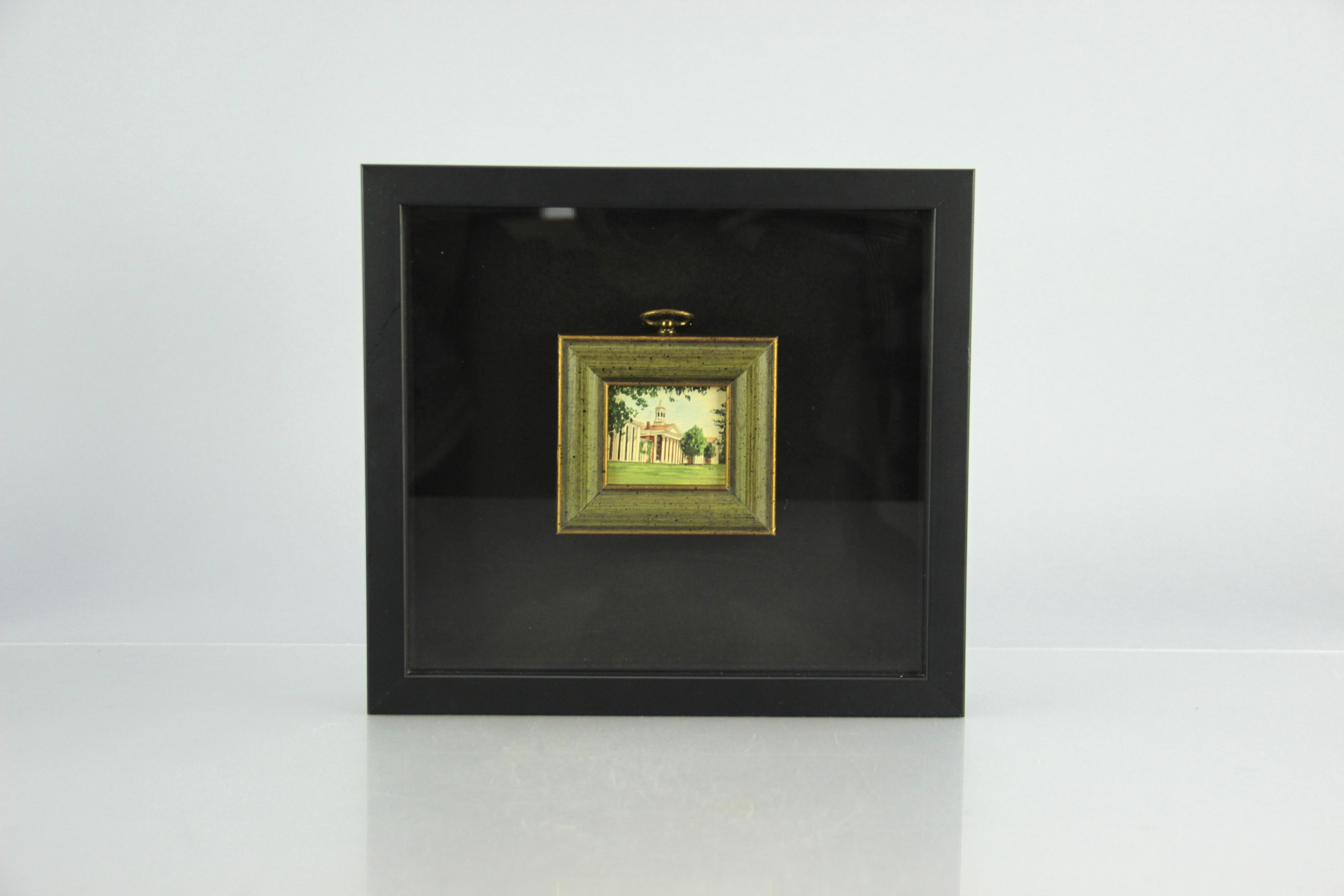 Four Shadow Box Watercolors by Norris Coleman