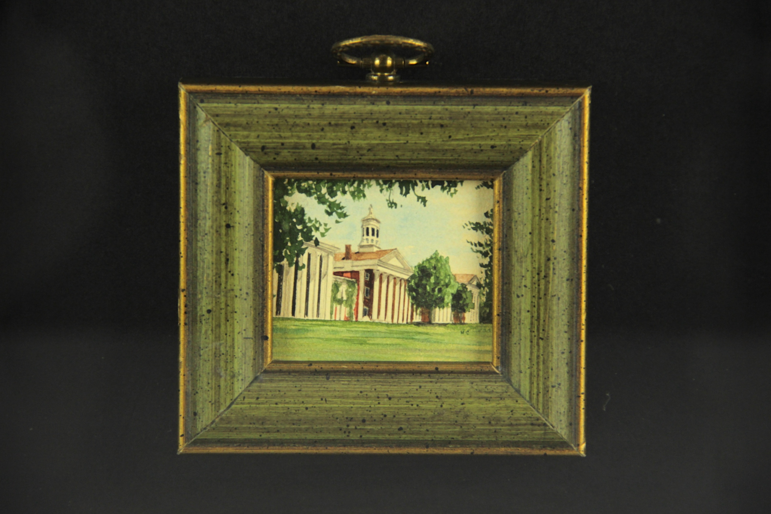 Four Shadow Box Watercolors by Norris Coleman